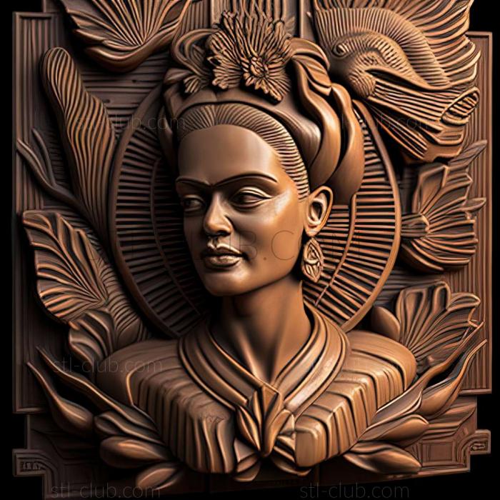 3D model Frida Kahlo (STL)